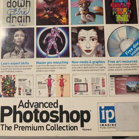 Advanced Photoshop The Premium Collection 6 Magazine with disc - Picture 2 of 7